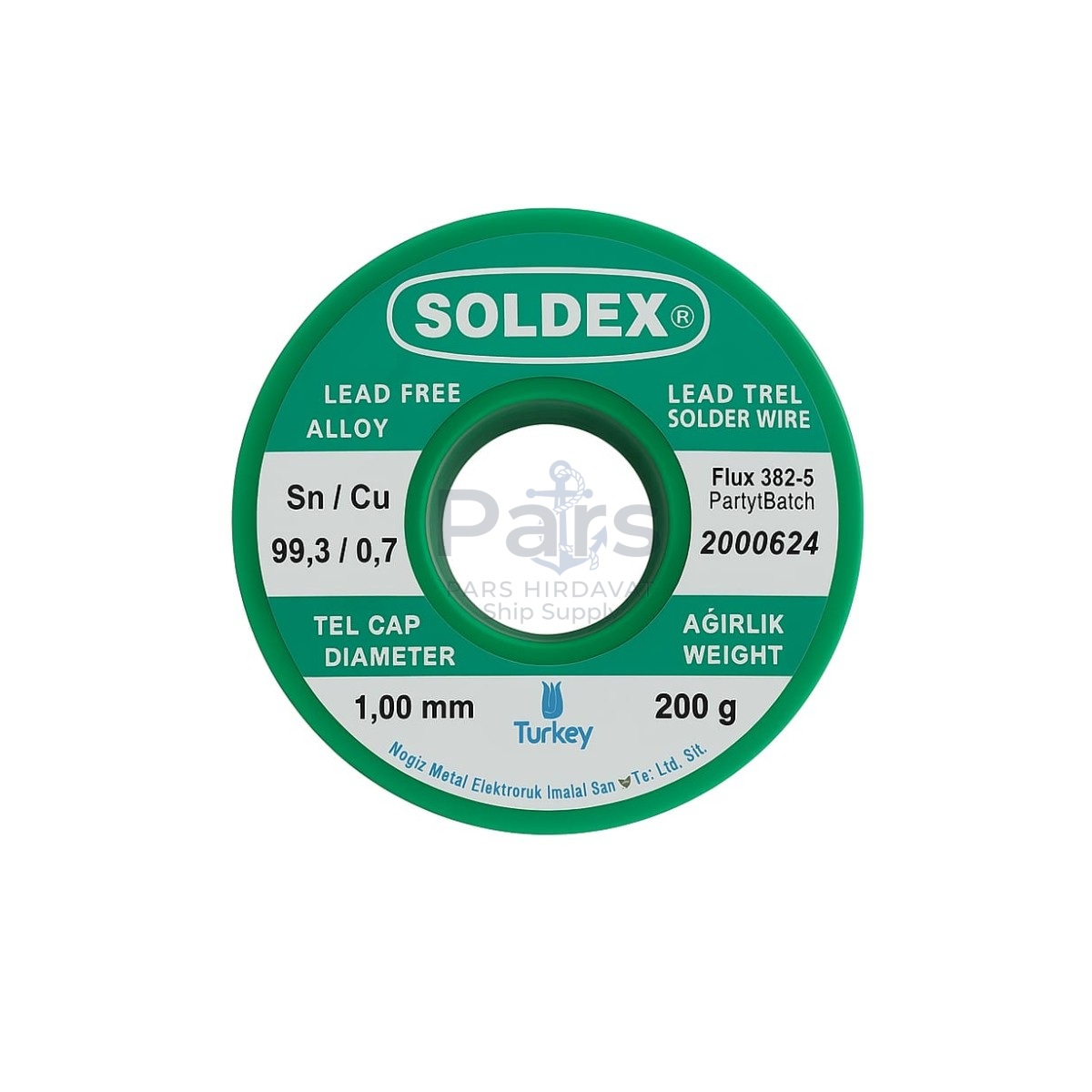 SOLDEX 1.0 MM 200 GR KURŞUNSUZ LEHİM TELİ