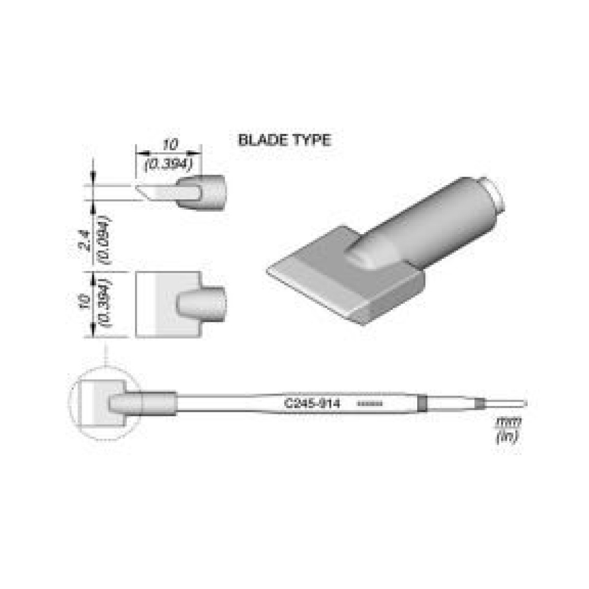 Jbc C245-914 Balta Tip Havya Ucu