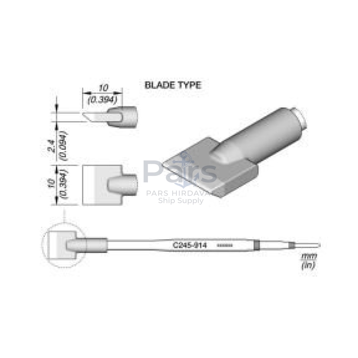 Jbc C245-914 Balta Tip Havya Ucu