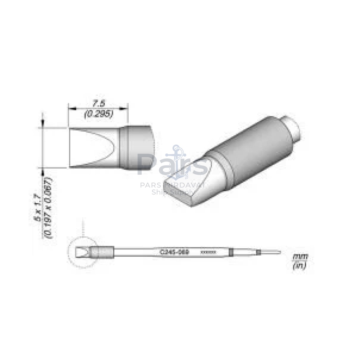 Jbc C245-069 Tornavida Tip Havya Ucu