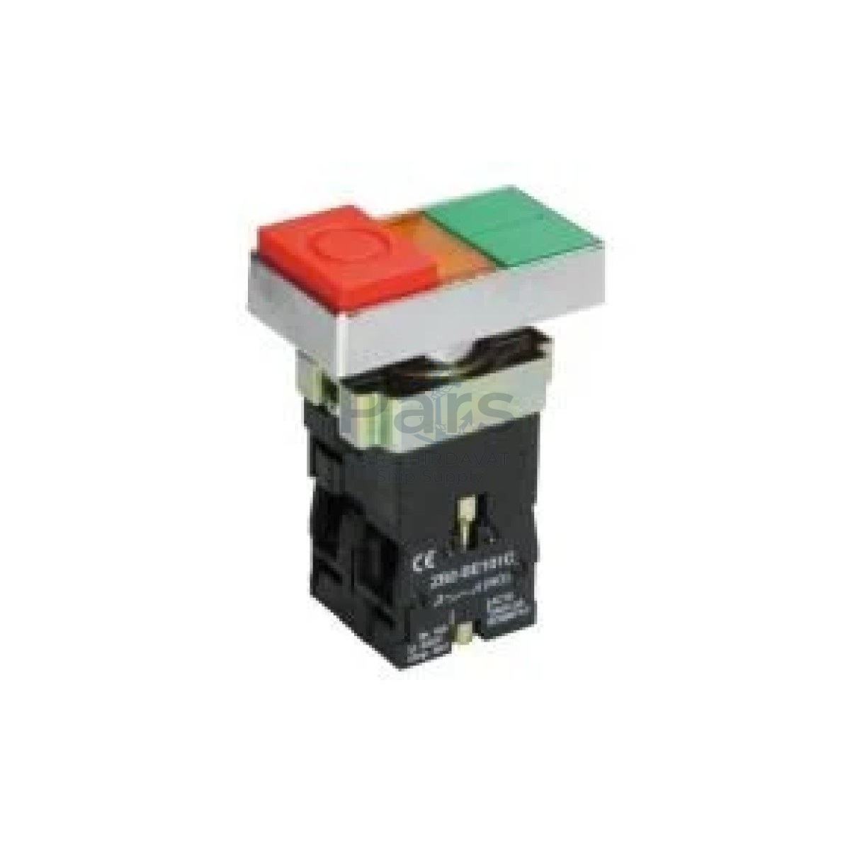 LAY5-BW8465 Metal Işıklı İkiz Yaylı Buton