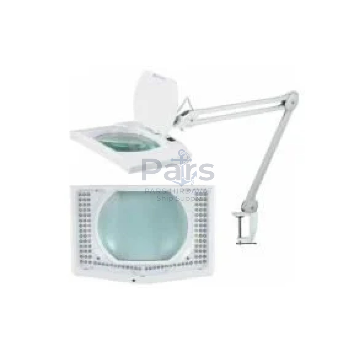 8069 Led Işıklı Dikdörtgen Loop Büyüteç Mercek 3X