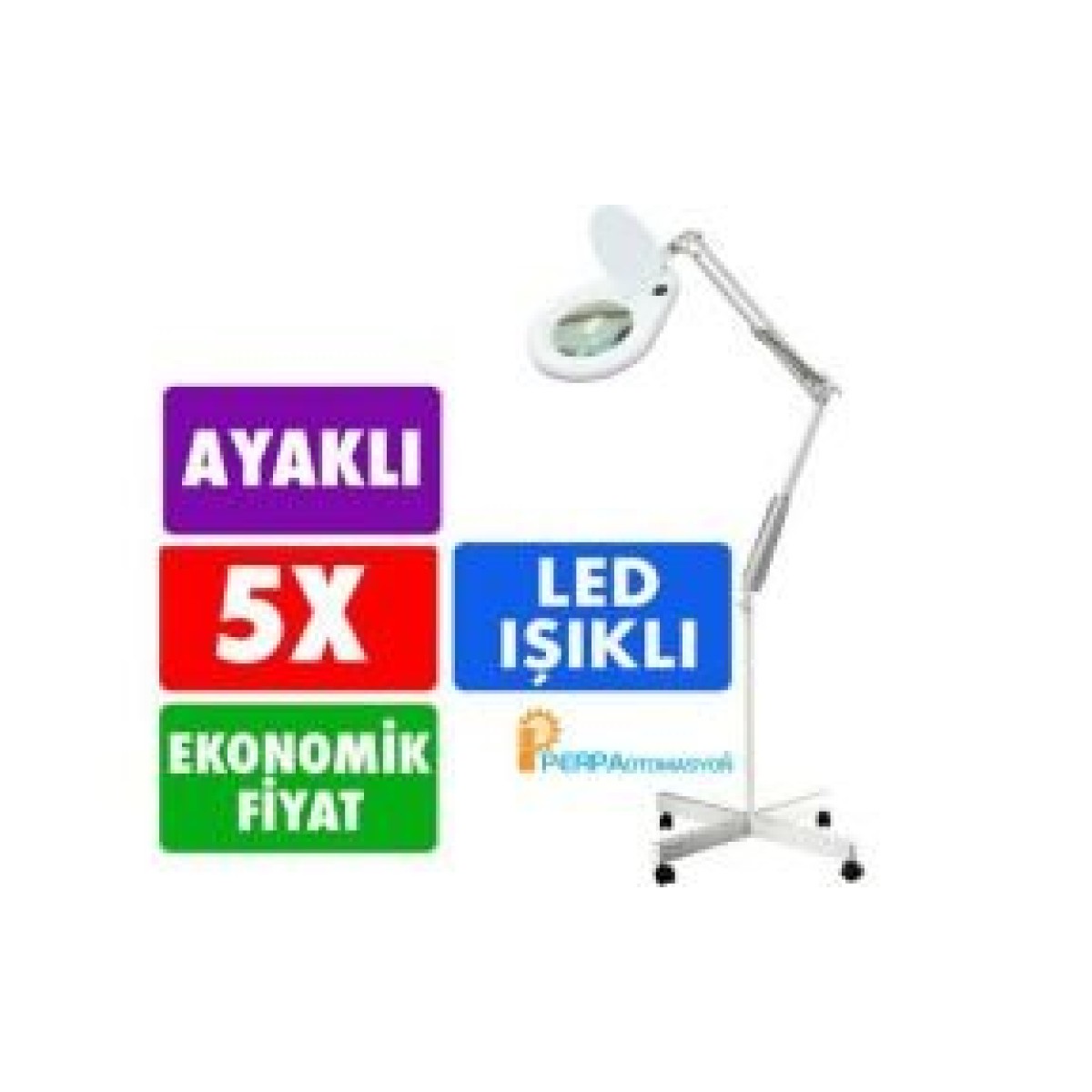Loyka 5X Led Işıklı Ayaklı Büyüteç