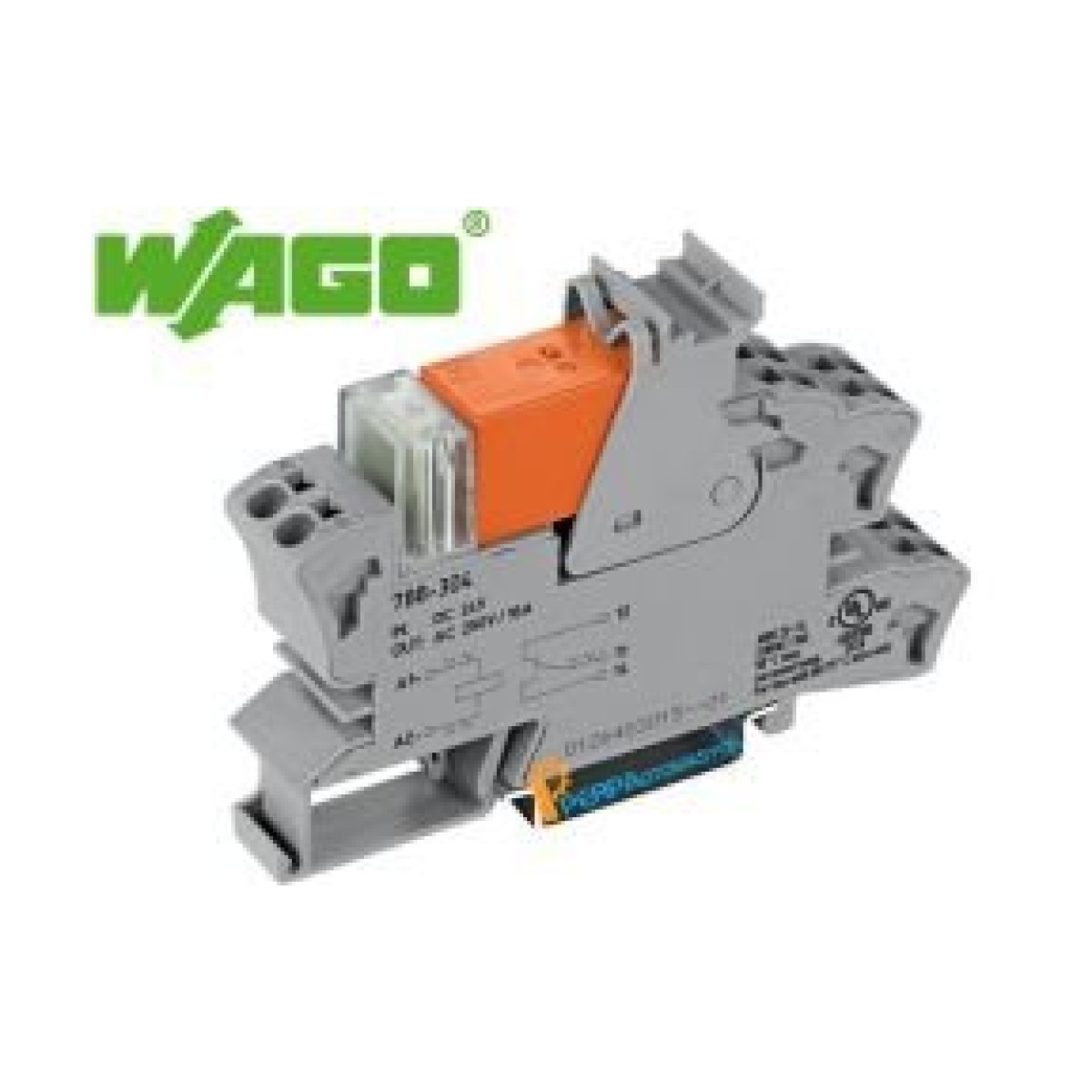 Wago 24V DC 2x8A 15MM Soket+Röle+Led