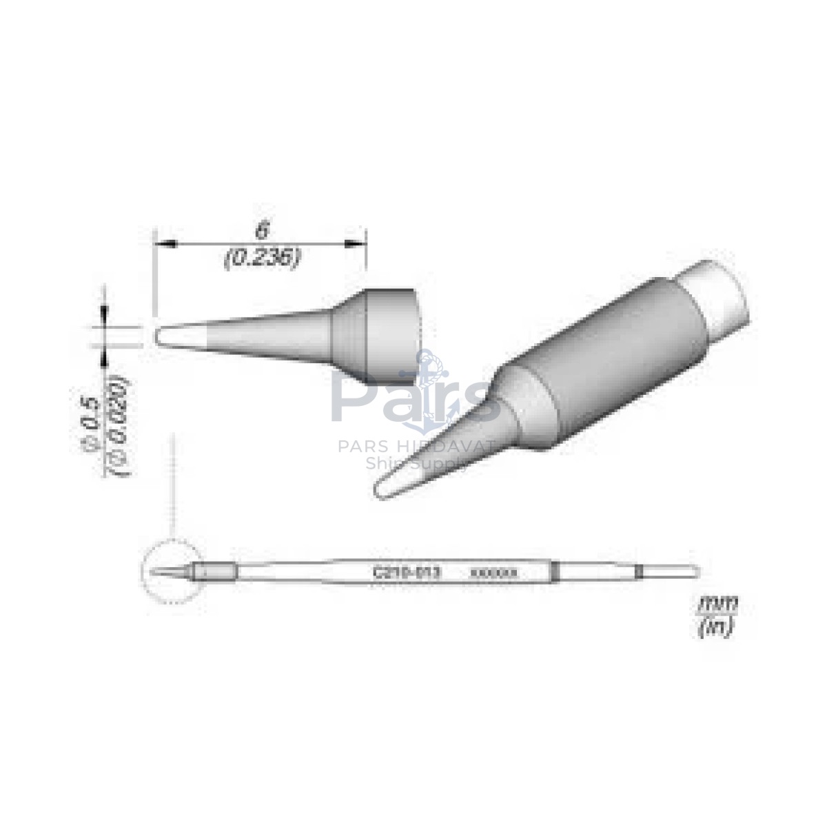 JBC C210-013 İnce Lehimleme Ucu