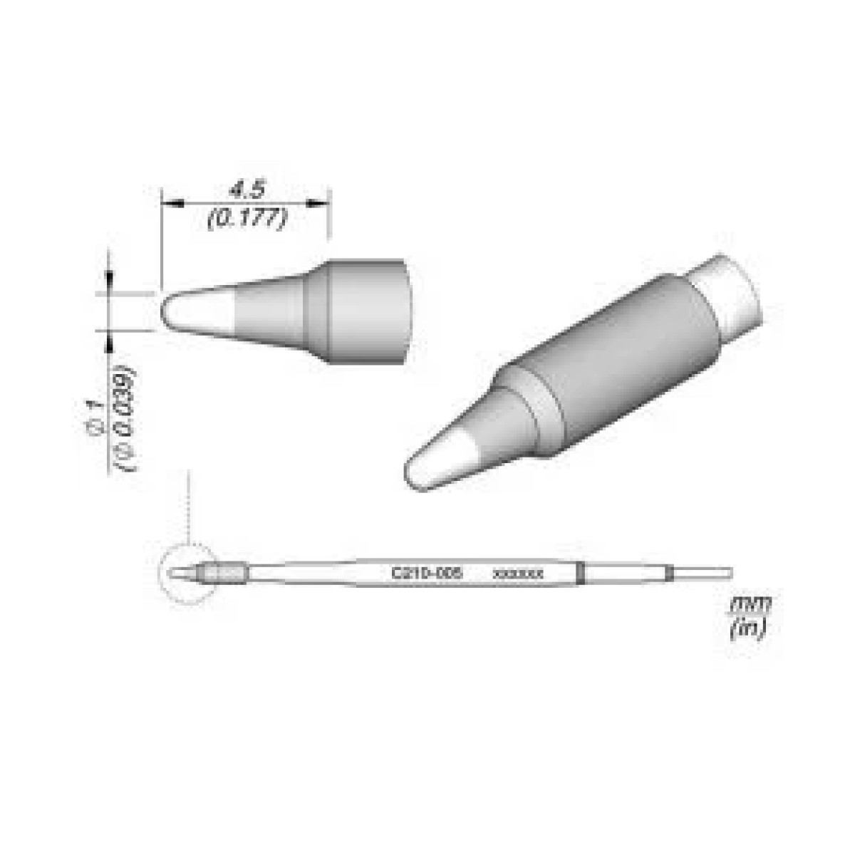 JBC C210-005 Lehimleme Havya Ucu