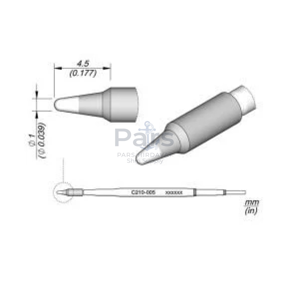 JBC C210-005 Lehimleme Havya Ucu