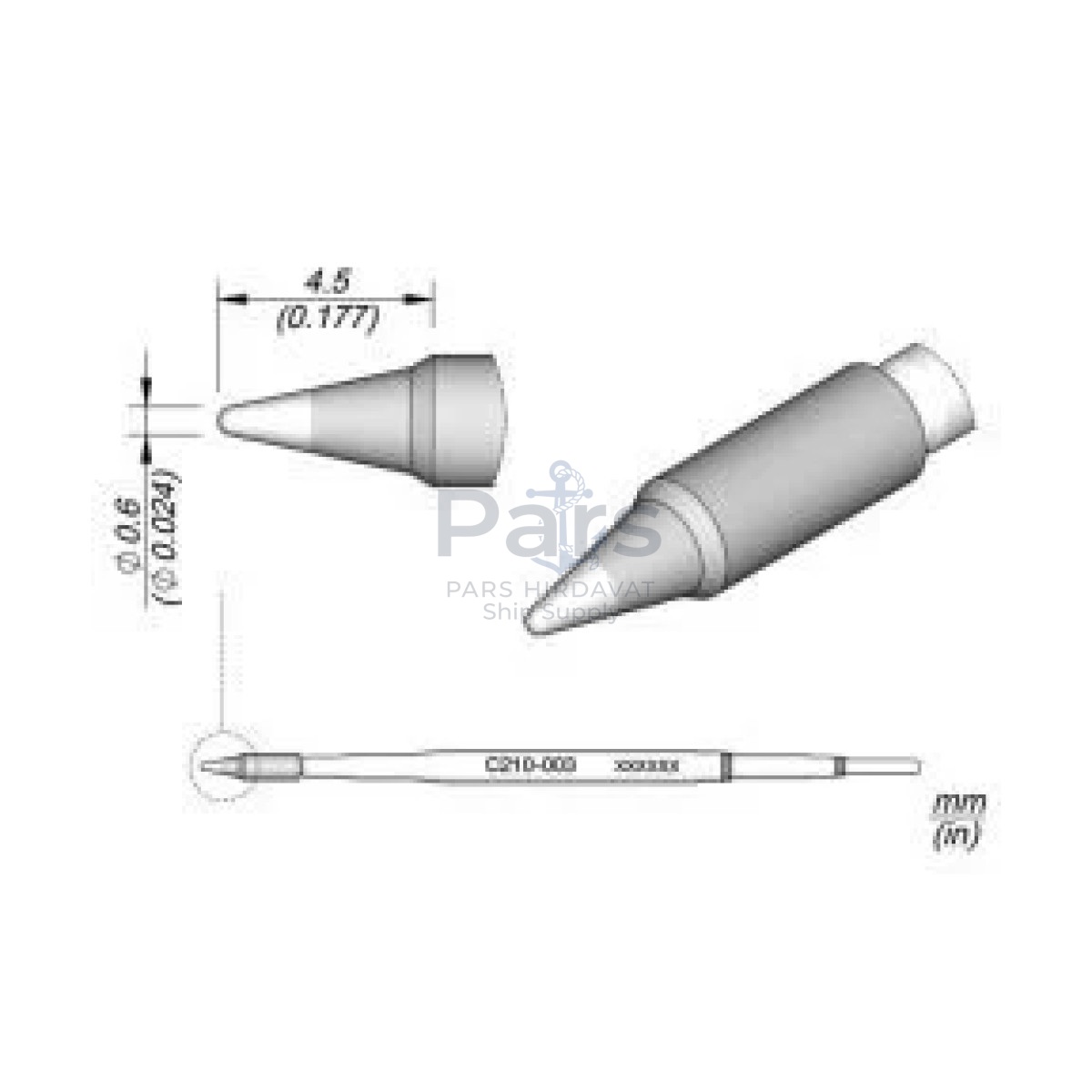 JBC C210-003 Lehimleme Havya Ucu