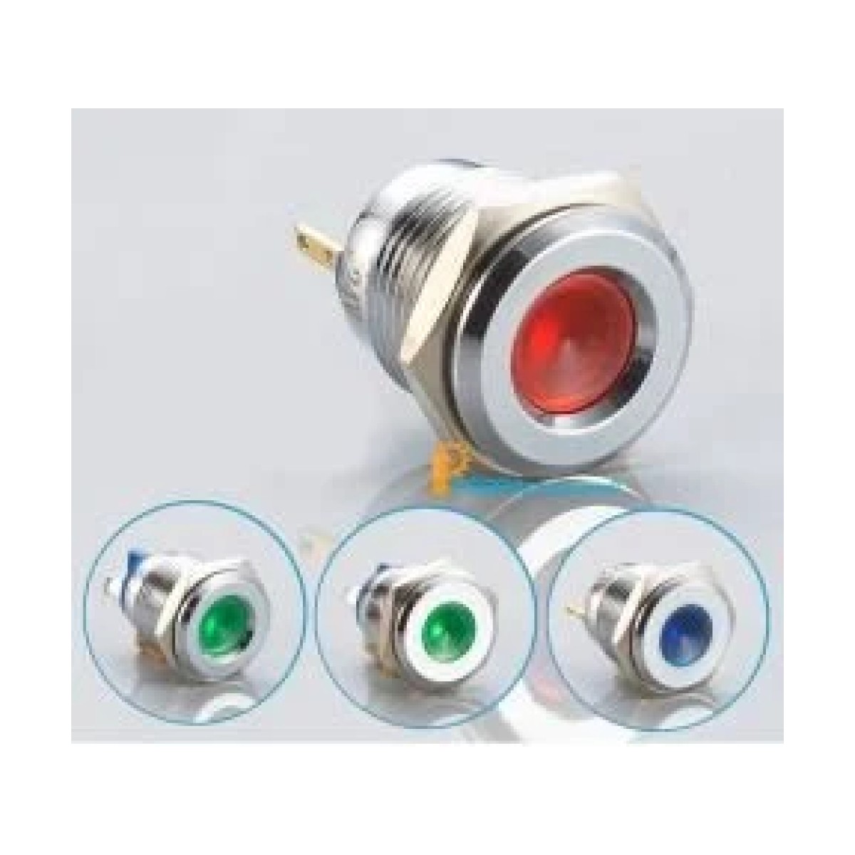16mm IP67 Ledli Metal Sinyal Lambası