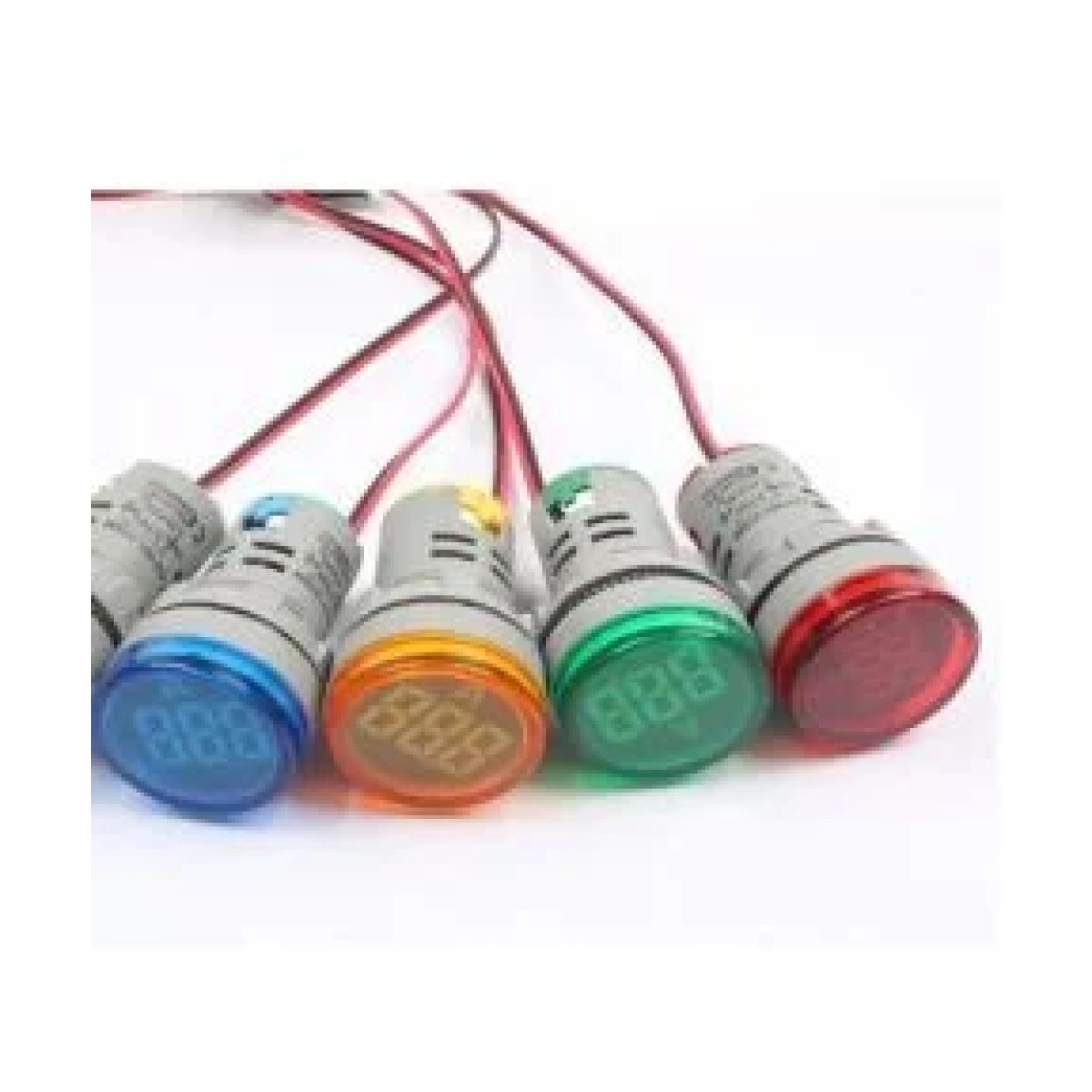 AD22 100A Dijital Ampermetre Göstergeli Led Sinyal Lambası