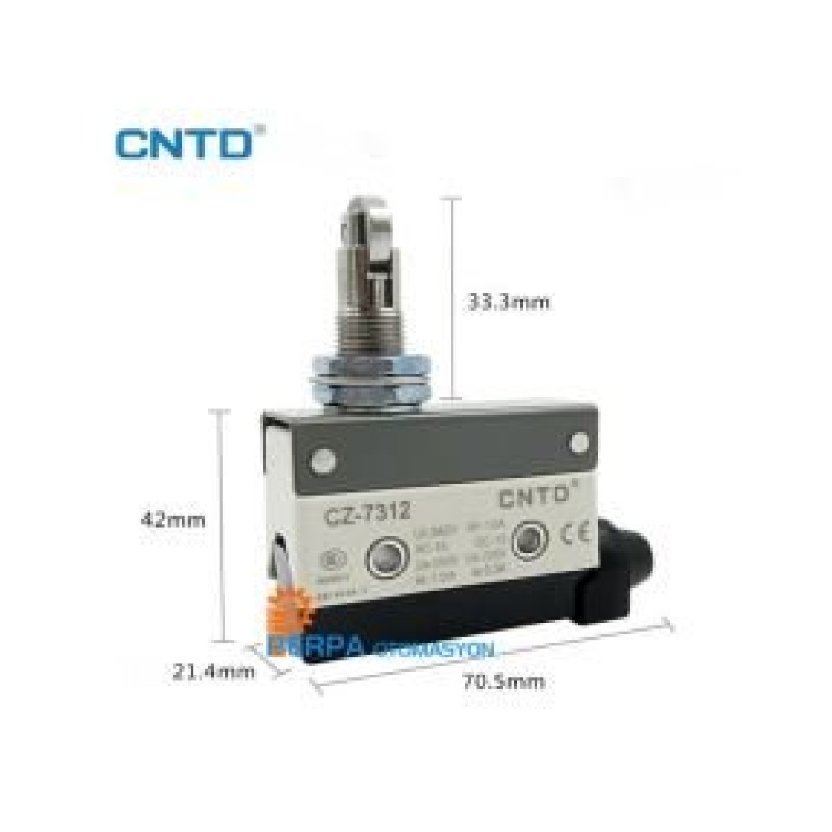 CNTD CZ-7312 Ters Makaralı Pim Mikro Switch