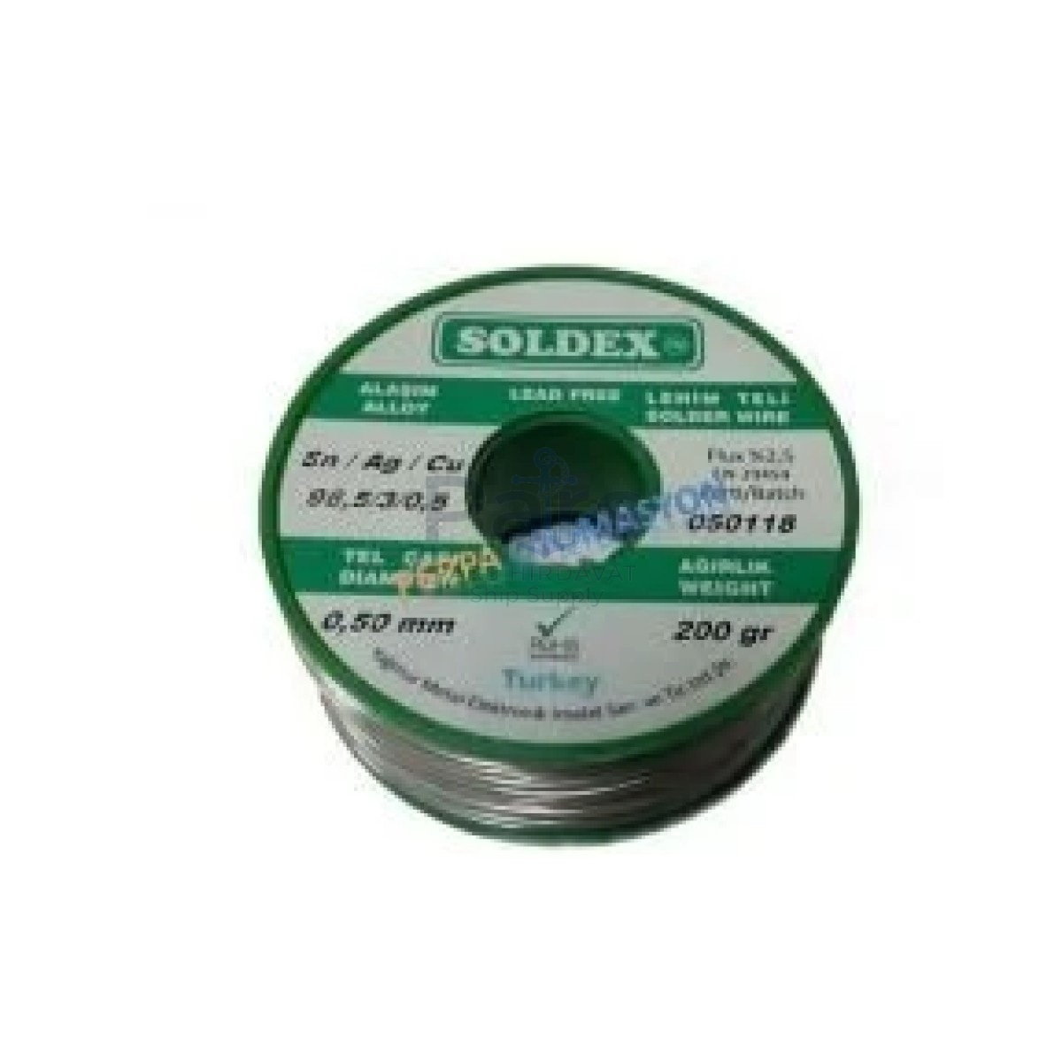 Soldex Sn96.5 Ag3 Cu0.5 0,5mm Kuruşunsuz Lehim Teli 200 Gr