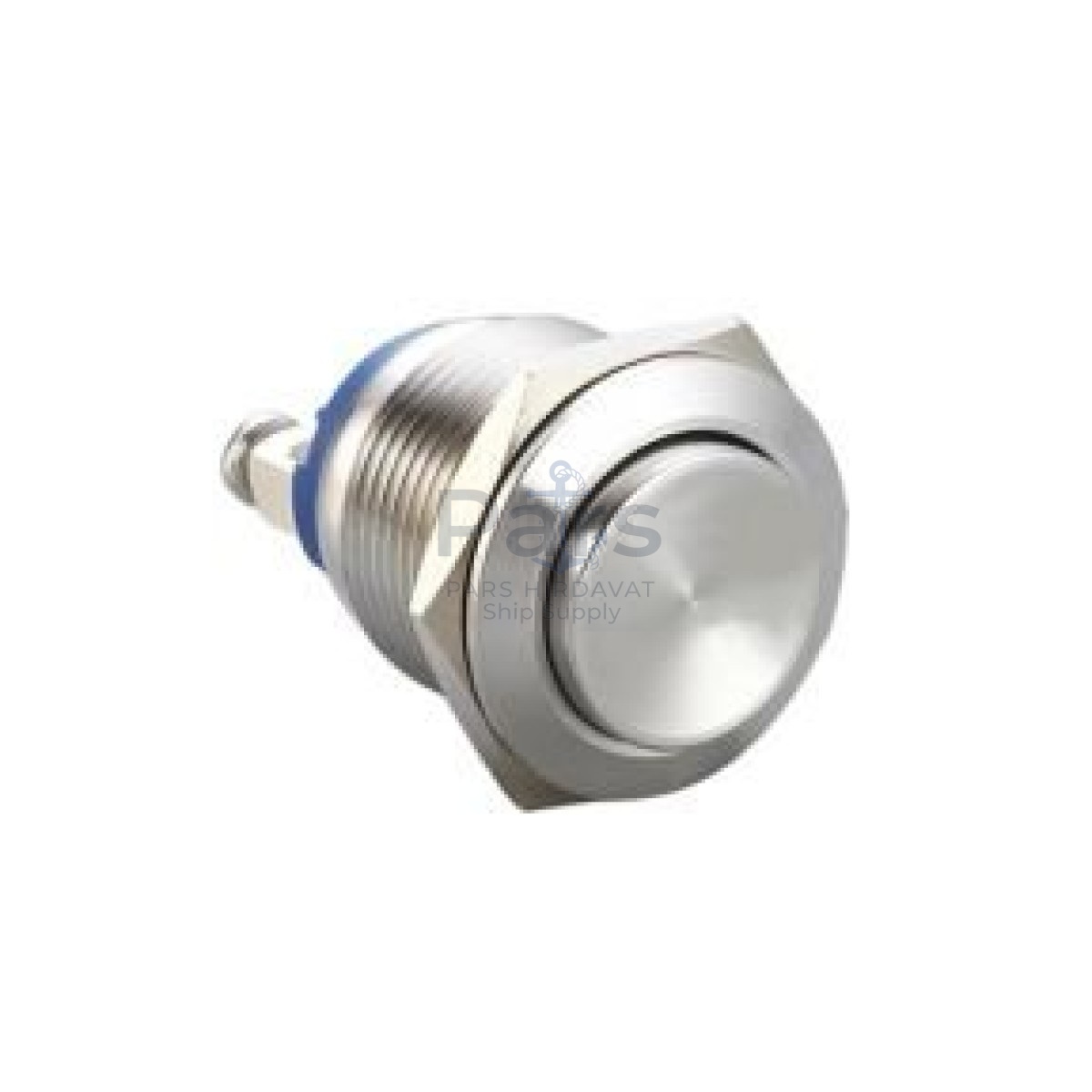 19 mm Işıksız Çıkık Kafa Yaylı Metal Buton