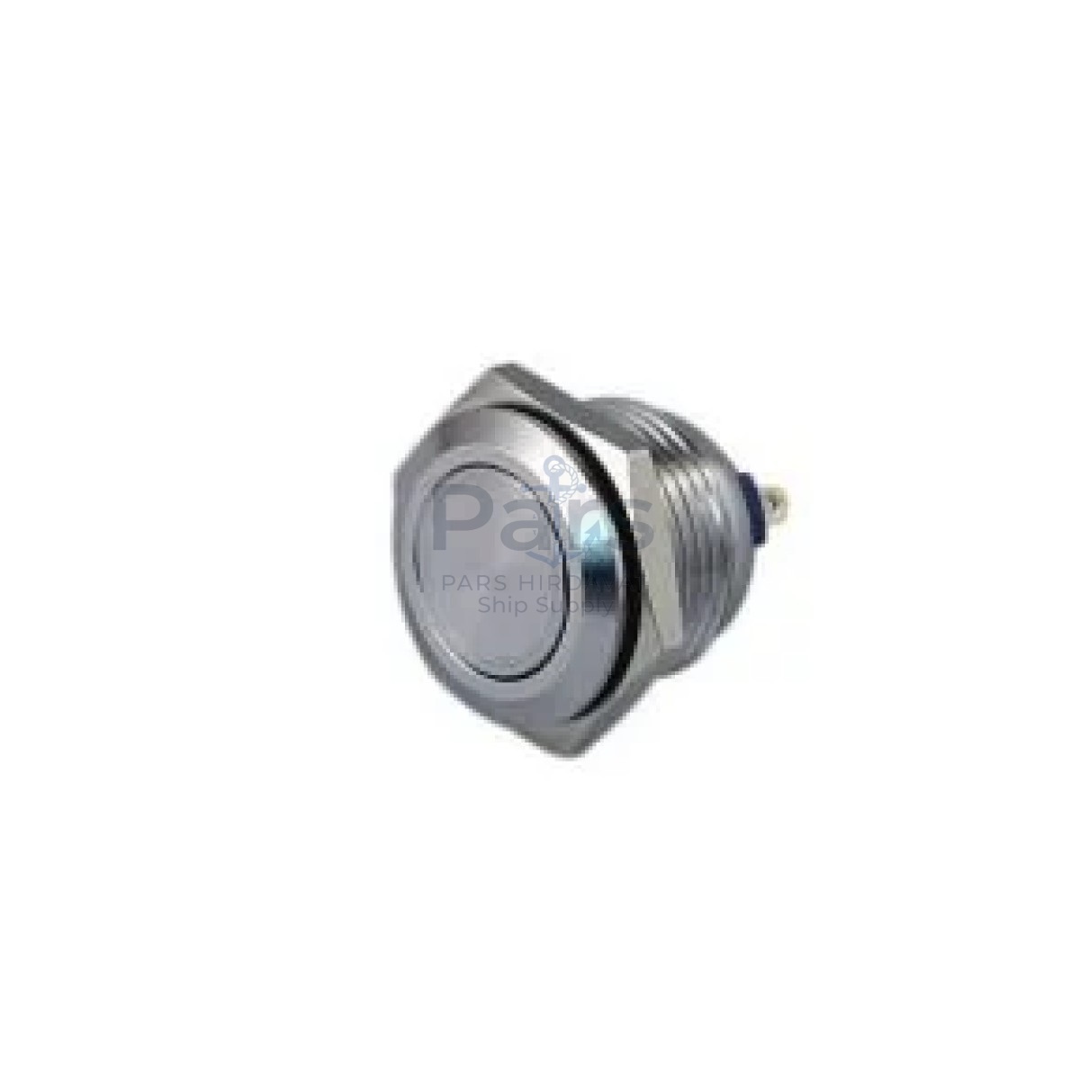 16 mm Işıksız Düz Kafa Yaylı Metal Buton