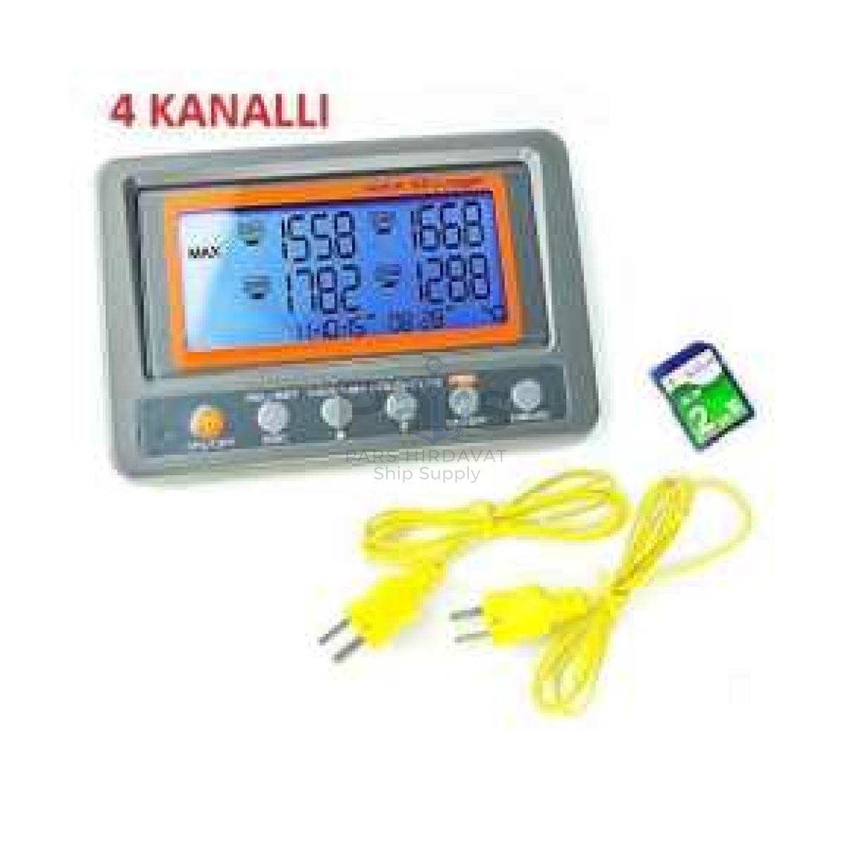AZ 88598 K Tipi Sıcaklık Kayıt Cihazı 4 Kanallı Datalogger