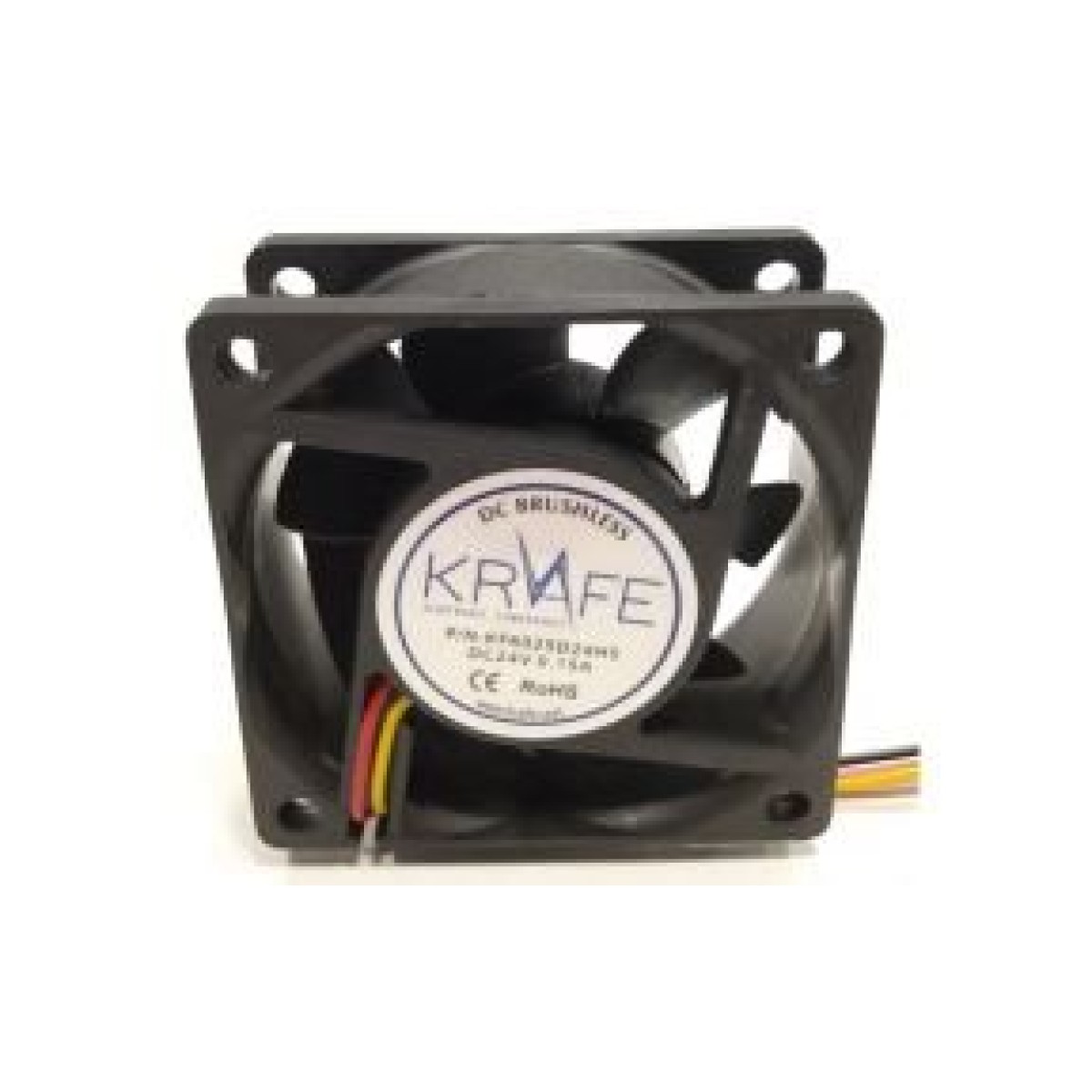 Krafe 60x60x25 24V DC 3 Kablolu Fan
