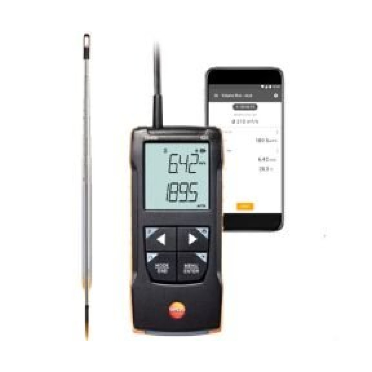 Testo 425 Akıllı Kanal İçi Termal Anemometre