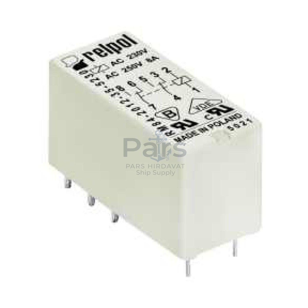 RM84 12V Dc Çift Kontak Röle-RM84-2012-25-1012