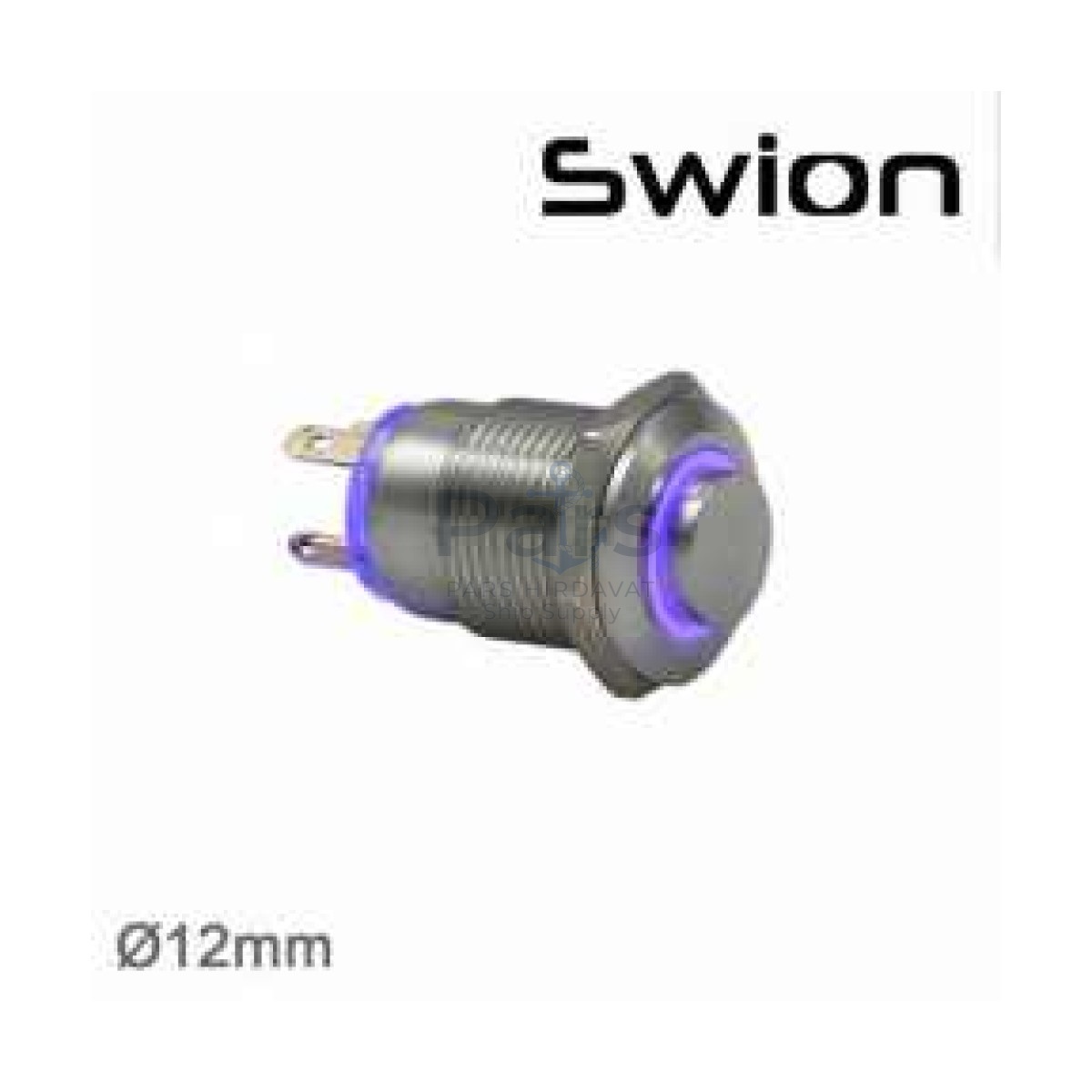 12mm Metal LED'li Yaylı Buton