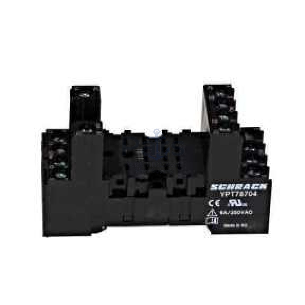 Schrack-YPT78704 14 Pin Ray Tipi Soket Vidalı Bağlantı 2-4 C/0 PT Röle İçin