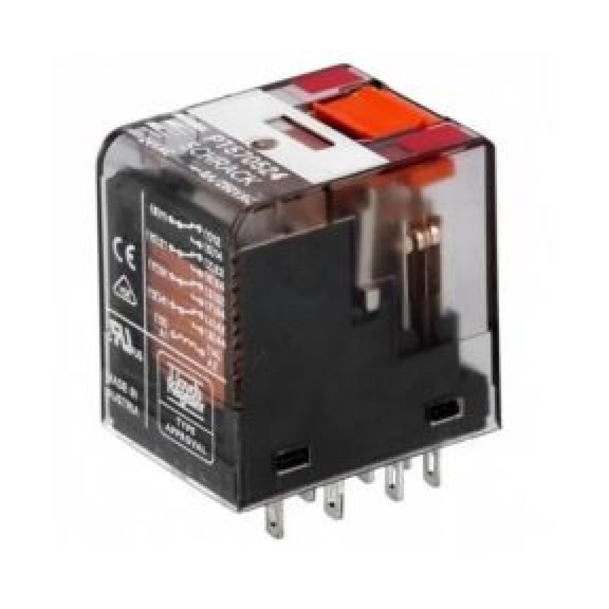 Schrack PT570524 24VAC 4C/O 6A End. Röle Test Butonlu
