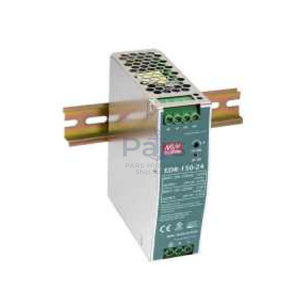 MeanWell 150W 24VDC 6.5A Ray Montaj Güç Kaynağı
