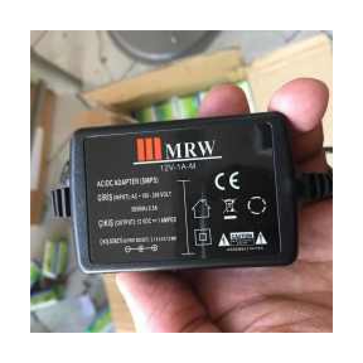Mrw-1512DT 100/240 VAC Giriş 12VDC 12W 1A Çıkış Masa Üstü Modeli Adaptör