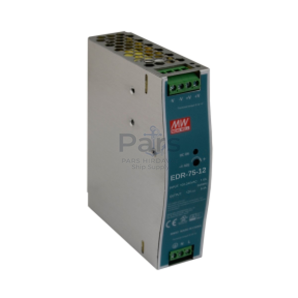 MeanWell 75W 12VDC 6,3A 90~264VAC Ray Montaj Güç Kaynağı