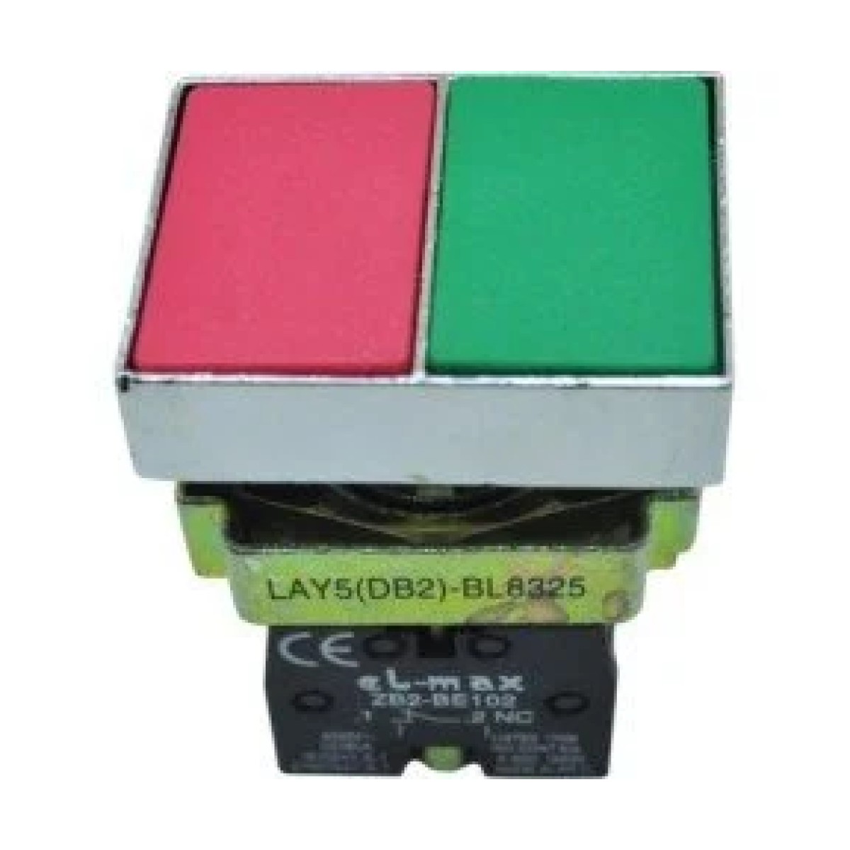 BL8325 İkiz Metal Yaylı Buton IP40 N/O+N/C