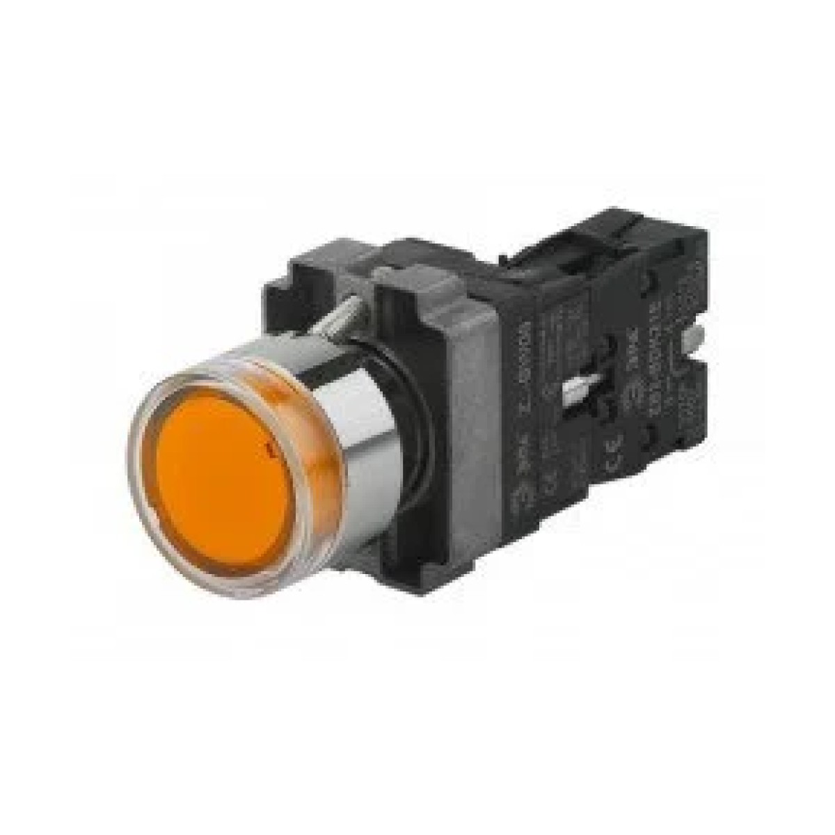 BW3561 Işıklı Metal Yaylı Buton N/O