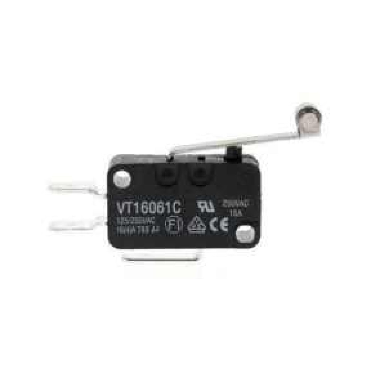 VT16061C Çift Soketli Uzun Kollu Makaralı Micro Switch