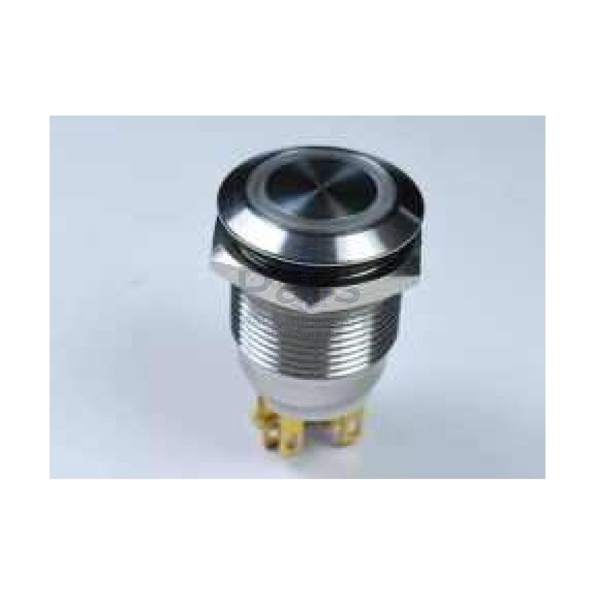 24V 16 mm Su Geçirmez Renkli Işıklı Metal Buton