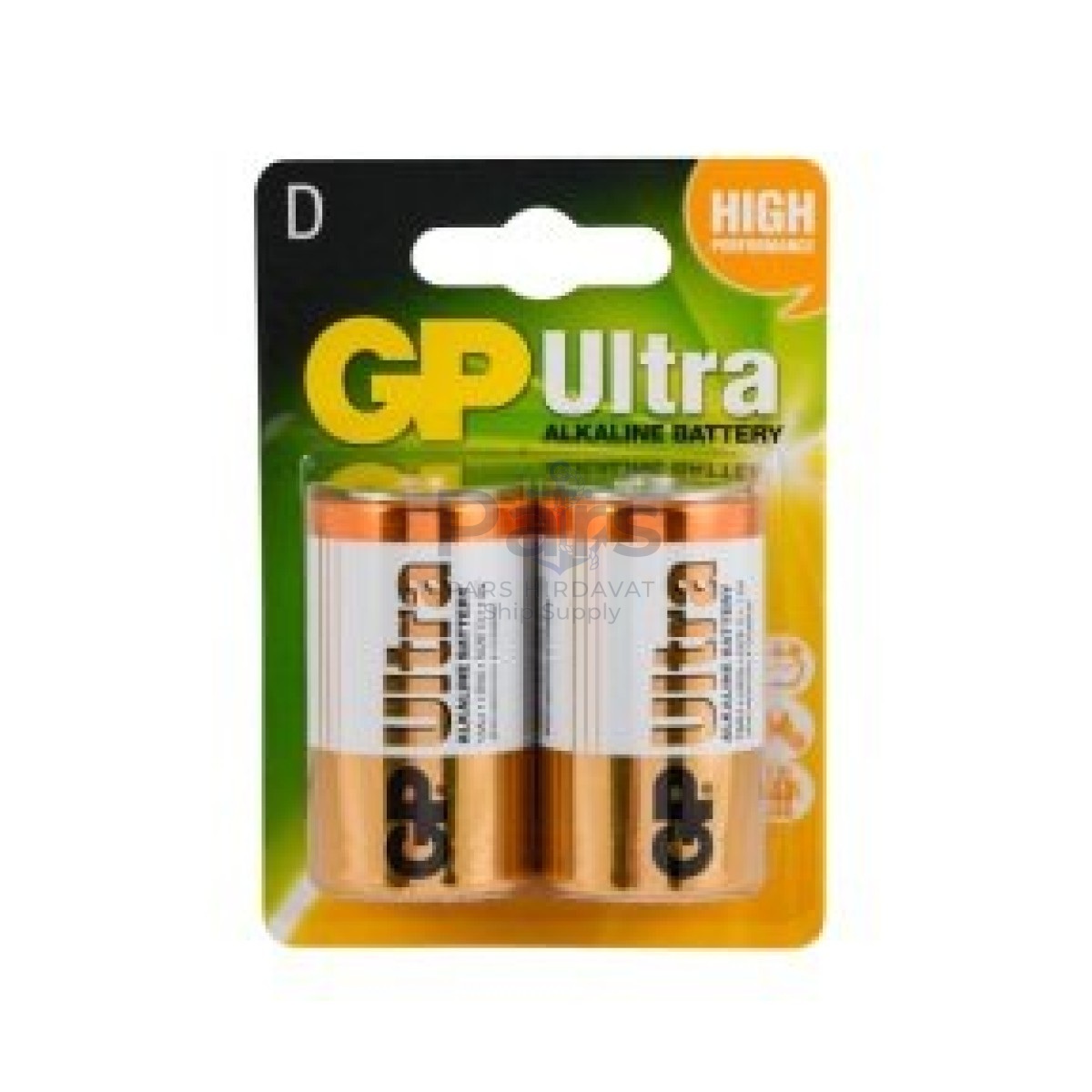 GP 13AU LR20 D Size Alkalin Pil (2 li Blister)