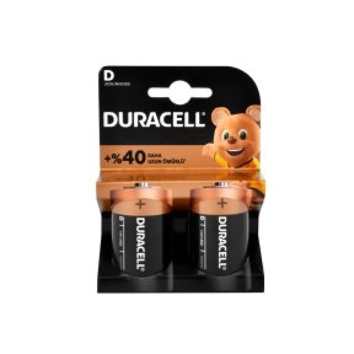 Duracell D Büyük Boy Pil 2'li Paket