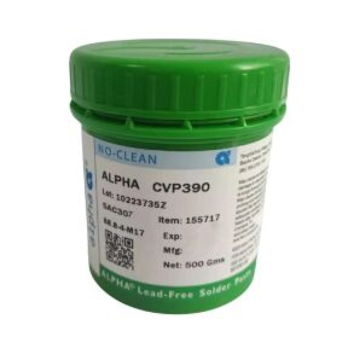 ALPHA CVP390 SACX0307 Kurşunsuz Krem Lehim 500 gr