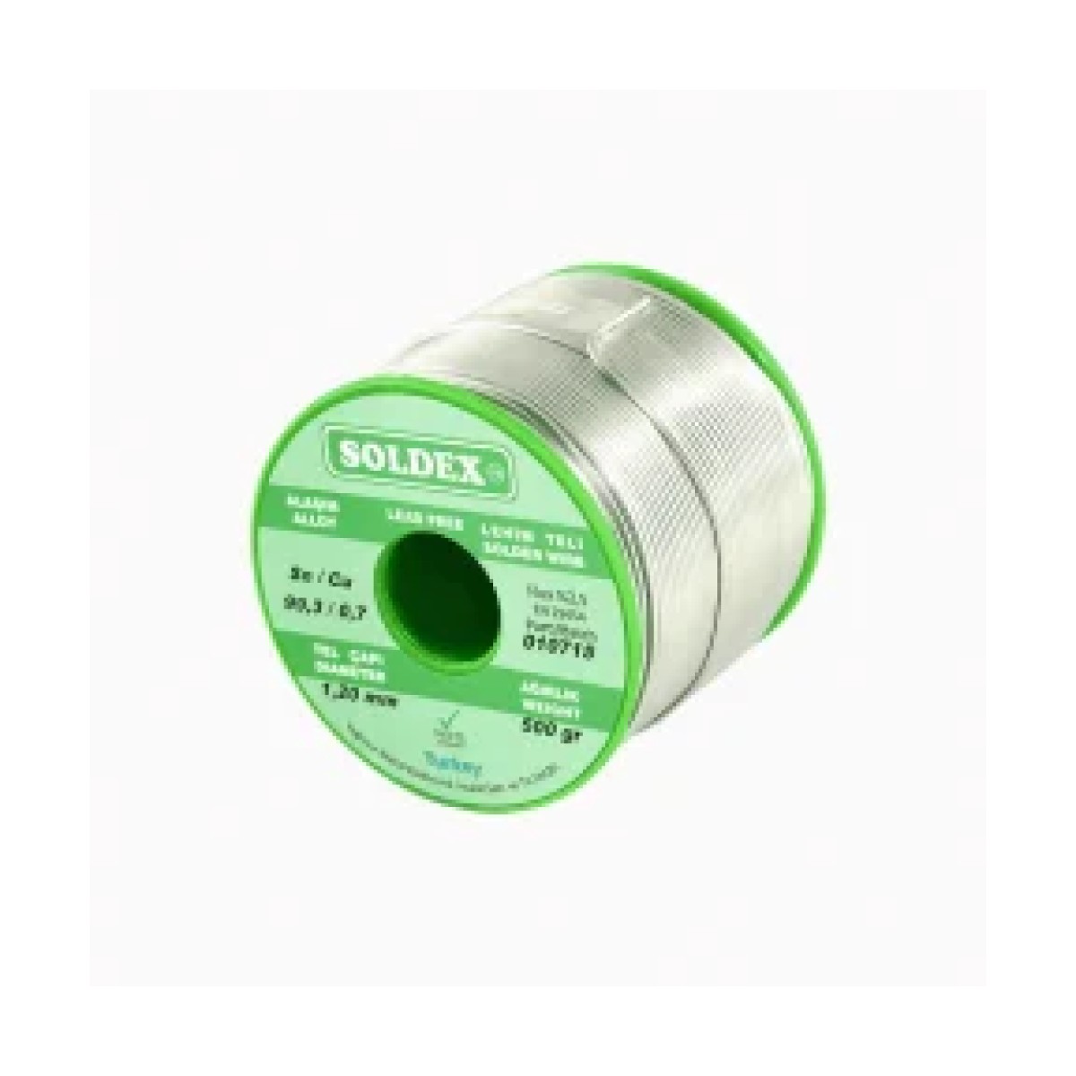 Soldex Sn99,3 Cu0,7 0,75mm 500Gr Kurşunsuz Lehim Teli