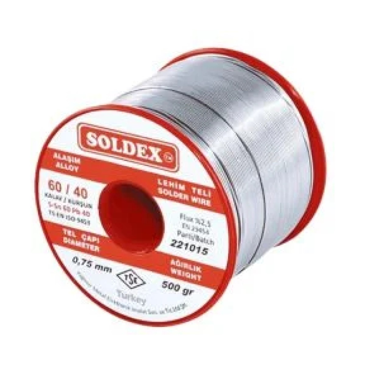 Soldex Sn60 Pb40 0,75mm 500Gr Lehim Teli