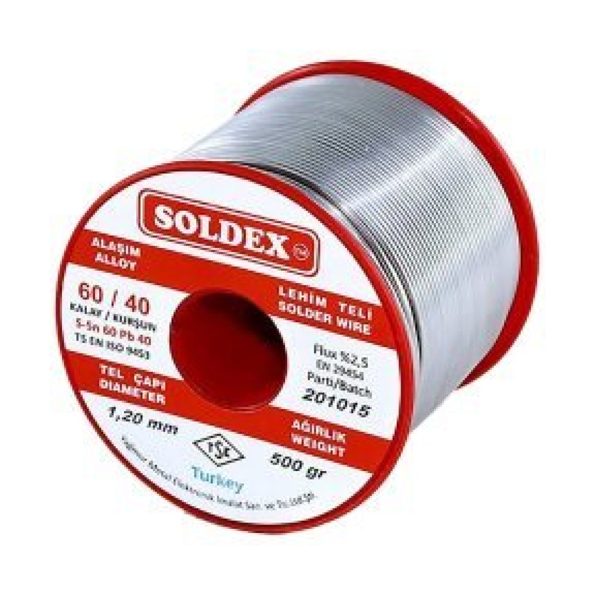 Soldex Sn60 Pb40 1,20mm 500Gr Lehim Teli