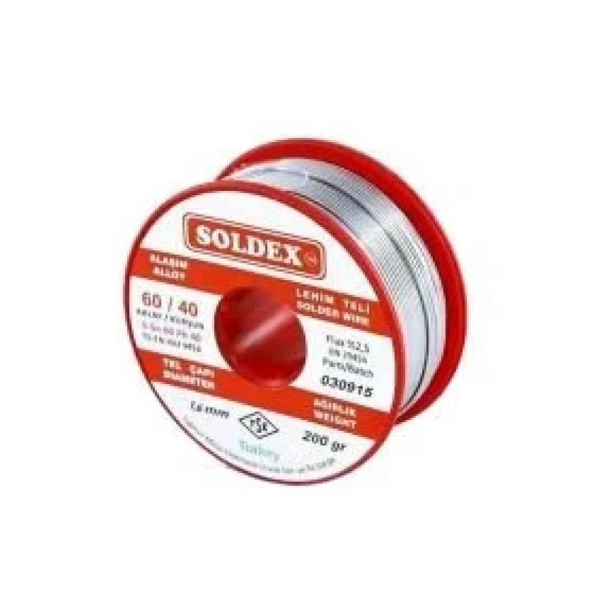 Soldex Sn60 Pb40 1,60mm 200Gr Lehim Teli