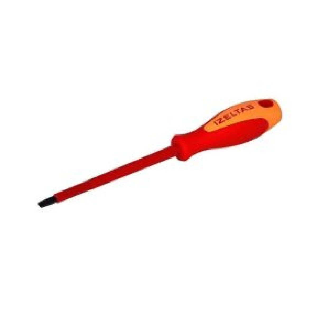 İzeltaş 1000V 185mm İzoleli Elektrikçi Düz Uçlu Tornavida