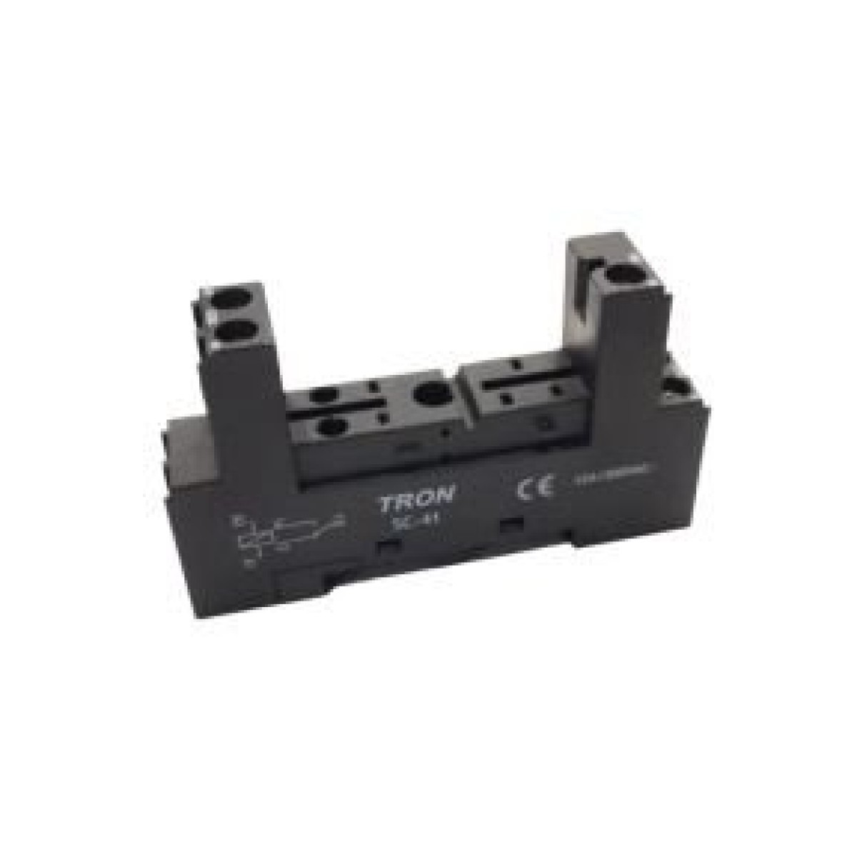 SC-41 Ray Montaj 5 Pin Kısa Tip Röle Soketi