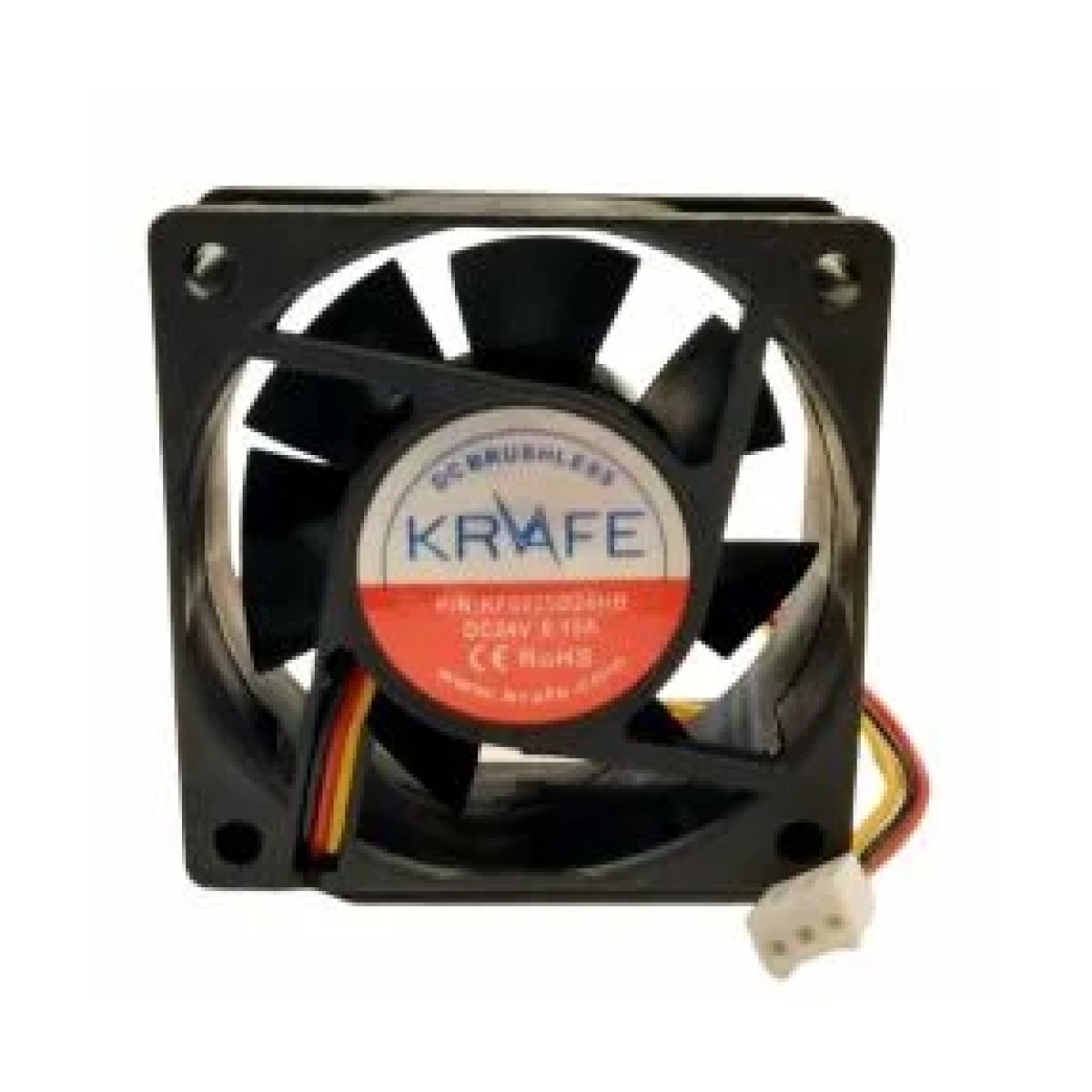 Krafe 60x60x25 24V Dc 3 Kablolu Rulmanlı Fan