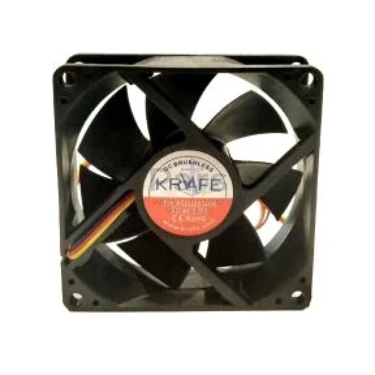 Krafe 80x80x25 12V Dc 3 Kablolu Rulmanlı Fan