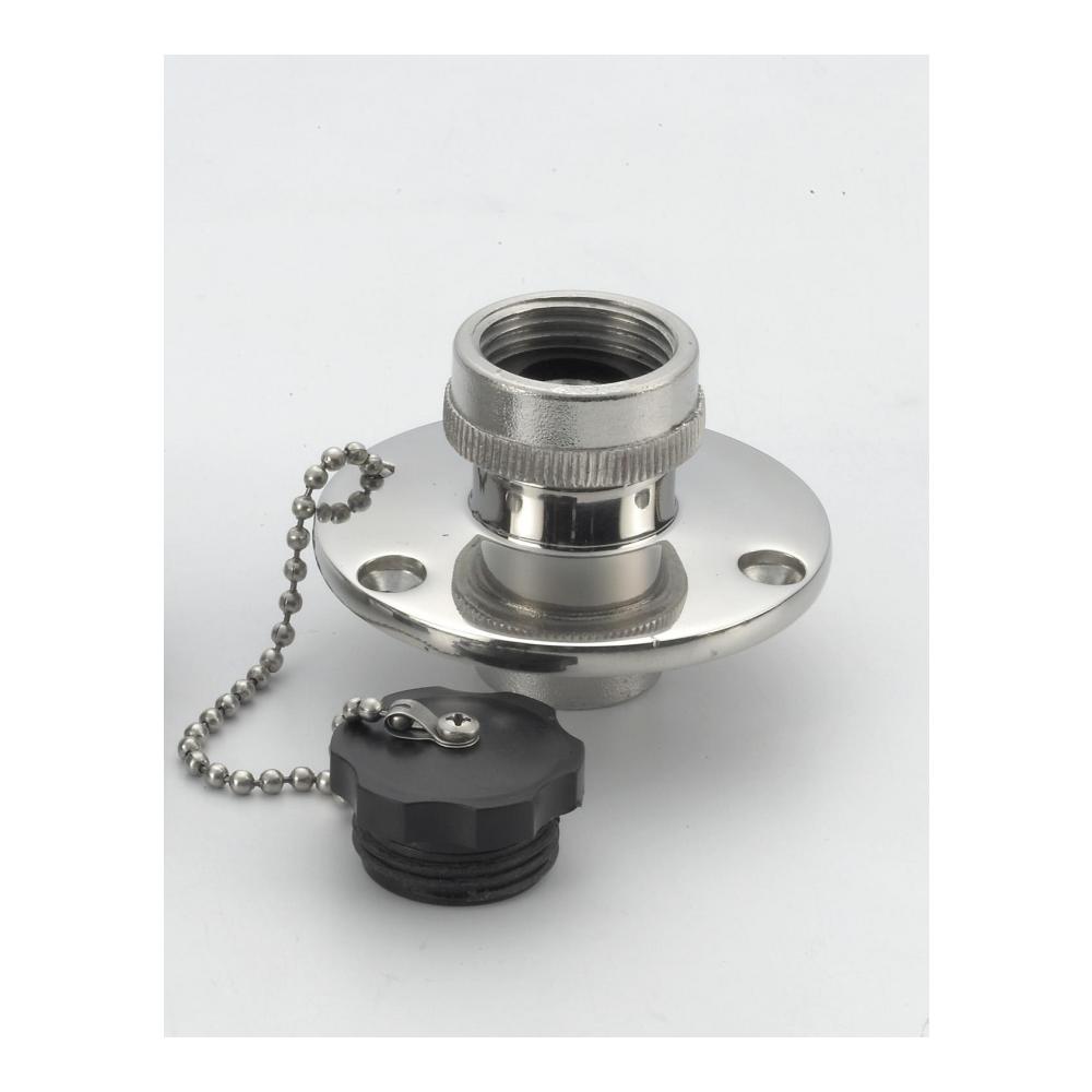 SU GİRİŞİ, AISI 316 PASLANMAZ ÇELİK 1/2" - Ø70mm