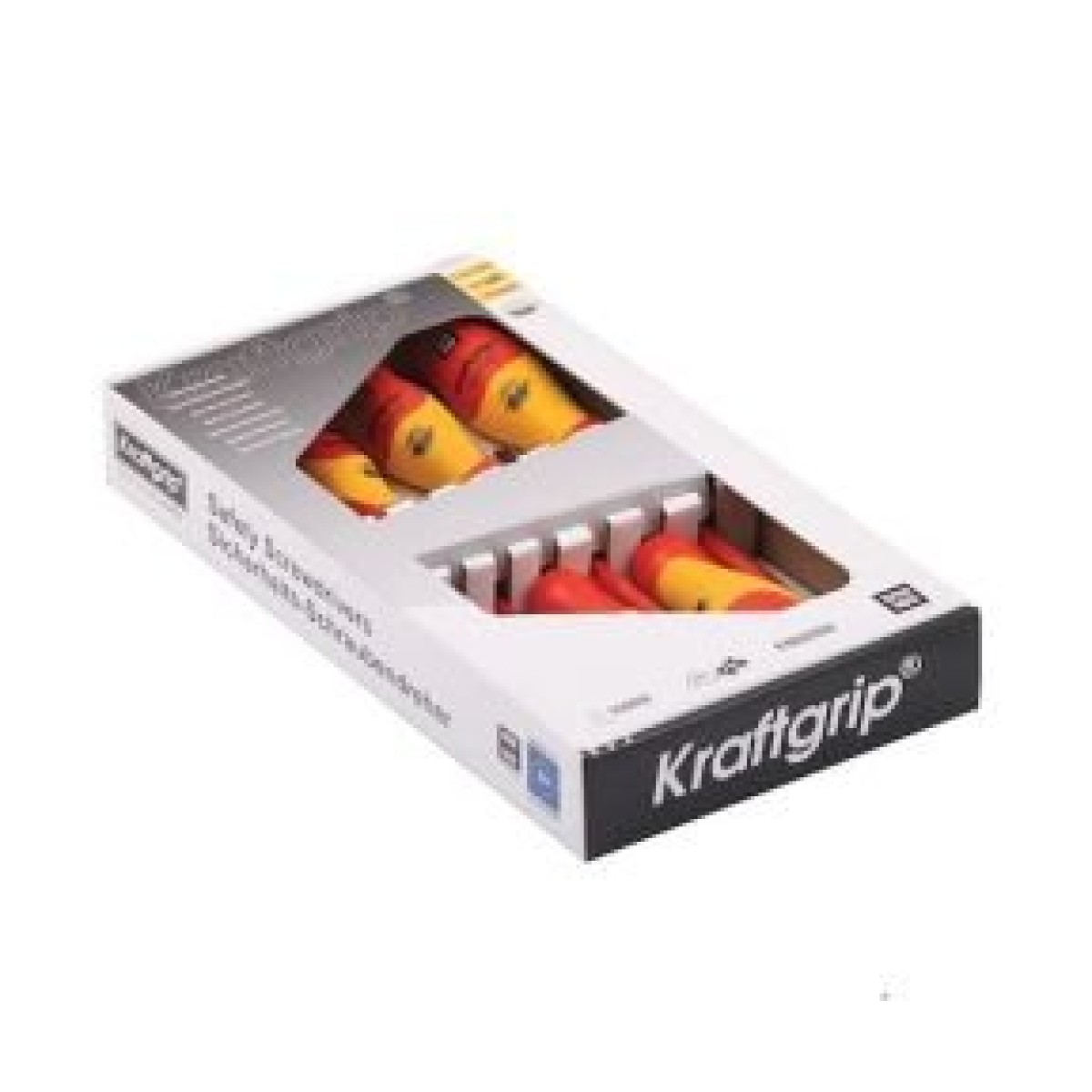 Kraftgrip 43904 7'li 1000V İzoleli Düz-Yıldız Tornavida Seti