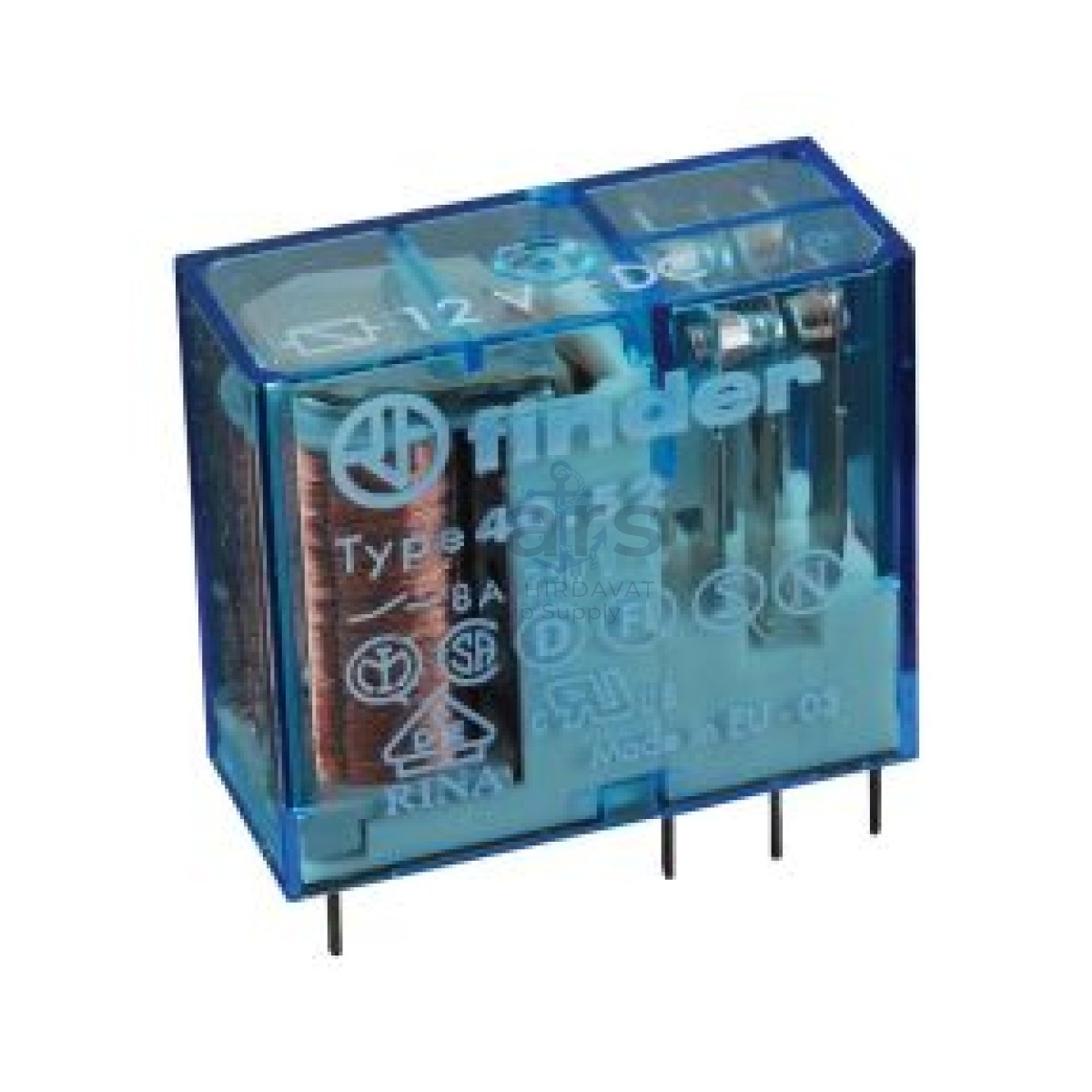 Finder 40.52.9.012 Serisi 12V Dc Minyatür Pcb Röle