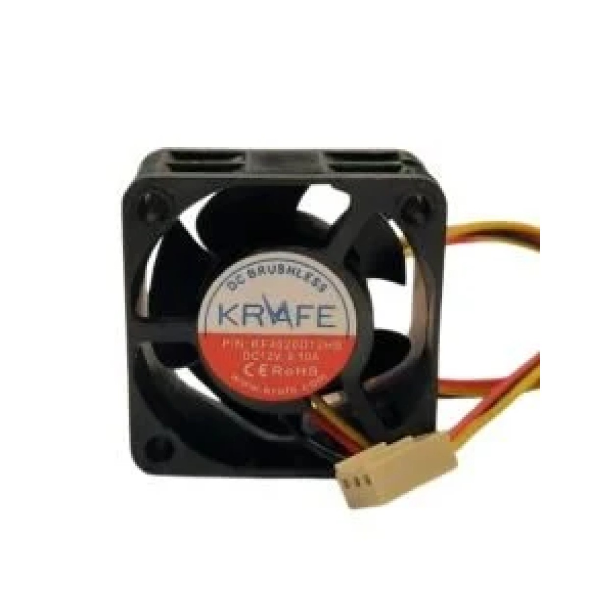 Krafe 40x40x20 12V Dc 3 Kablolu Rulmanlı Fan