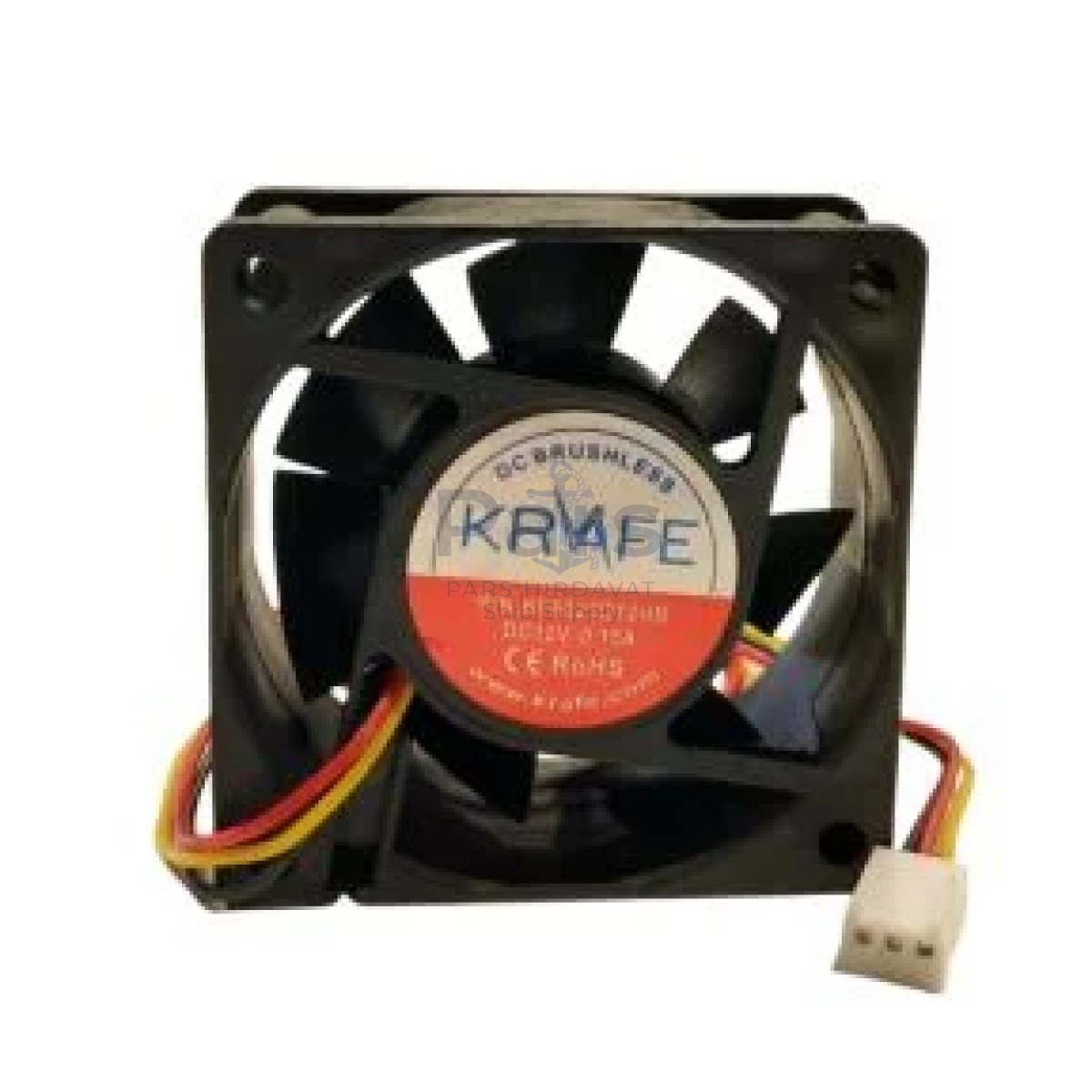 Krafe 60x60x25 12V Dc 3 Kablolu Rulmanlı Fan