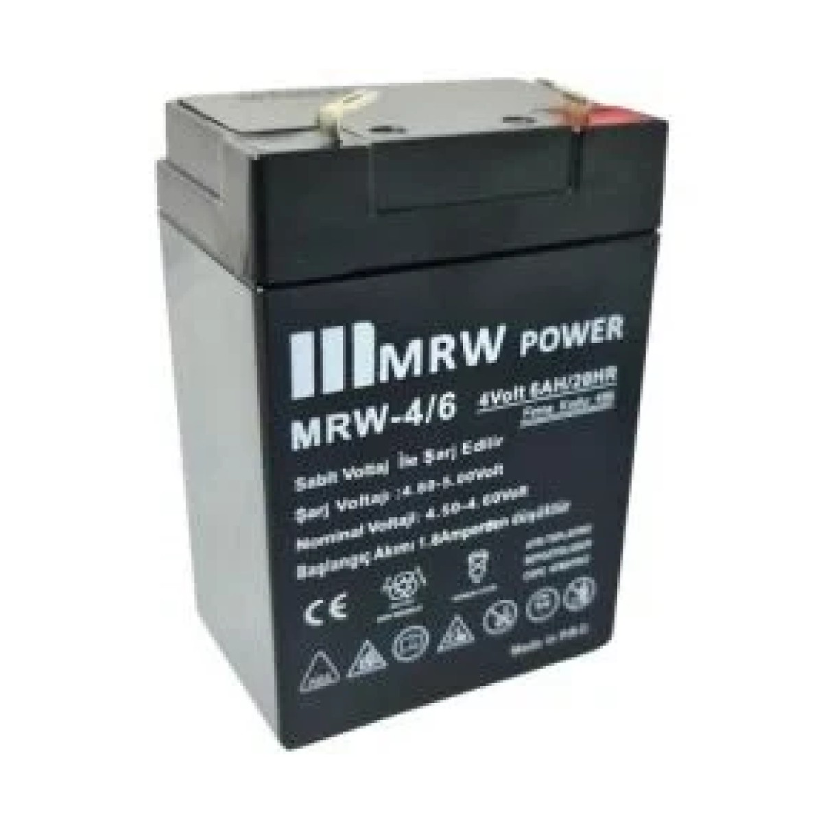 Mrw Power 4V 6A Bakımsız Kuru Akü