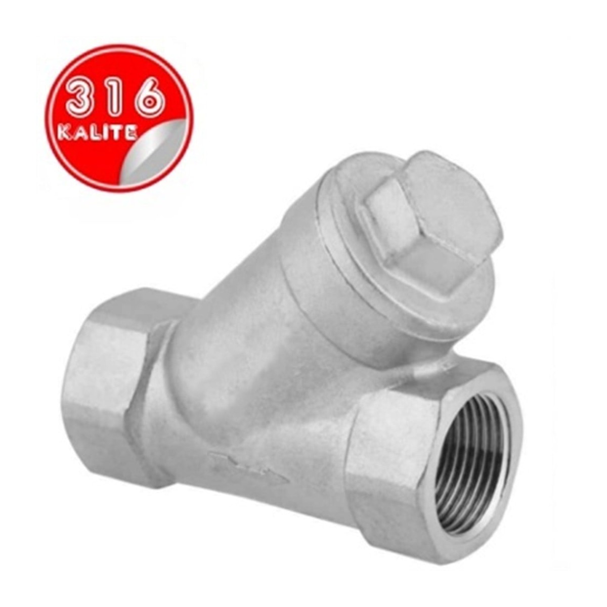 Paslanmaz Çelik Aısı 316 Pislik Tutucu - 1½" (DN40)